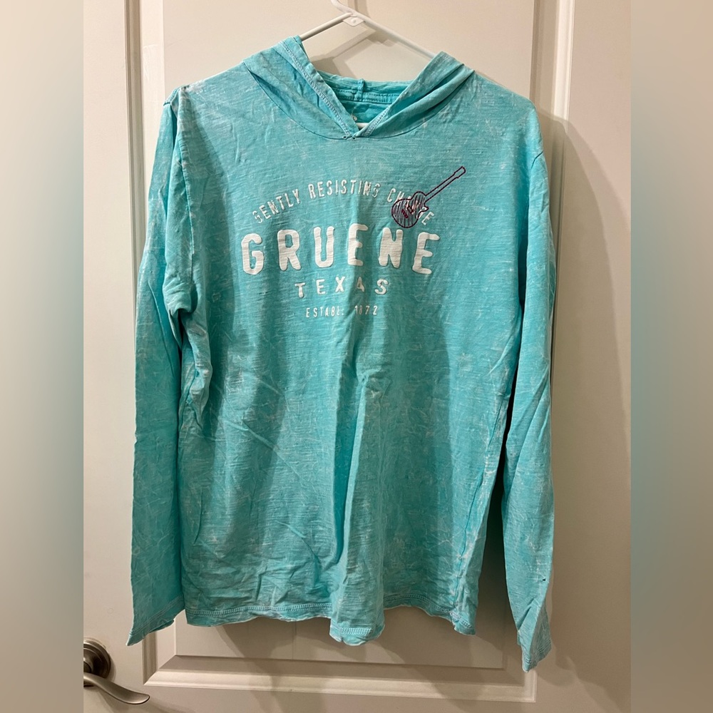 Ladies Long sleeve hooded tee